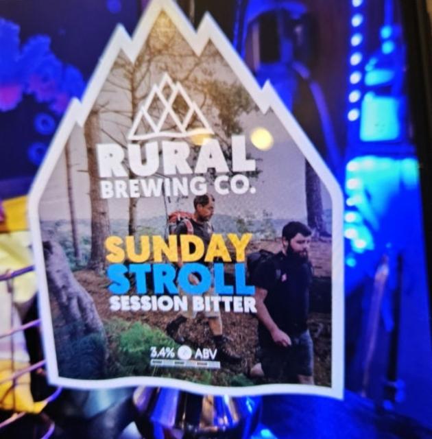 Sunday Stroll 3.4%, Rural Brewing Co., England