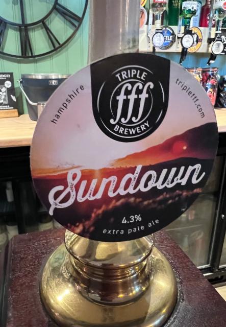 Sundown 4.3%, Triple fff Brewery, England