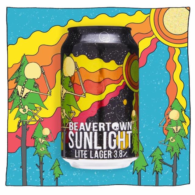 Sunlight Lite Lager 3.8%, Beavertown Brewery, England