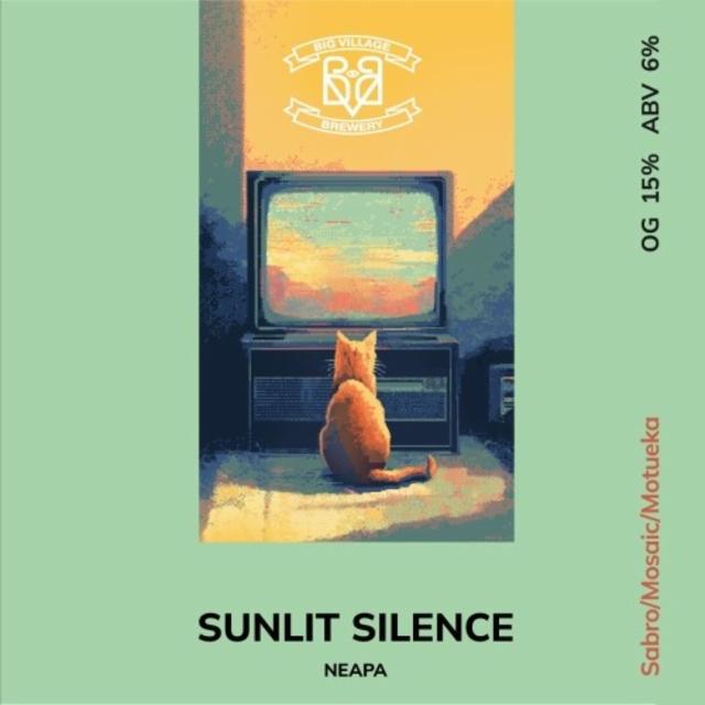 Sunlit Silence 6.0%, Big Village Brewery, Russia