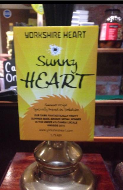 Sunny Heart 3.7%, Yorkshire Heart, England