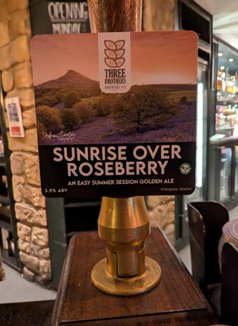 Sunrise Over Roseberry 3.9%, Three Brothers Brewing Co, England
