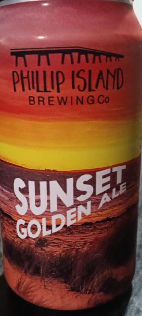 Sunset Golden Ale 3.5%, Phillip Island Brewing co, Australia