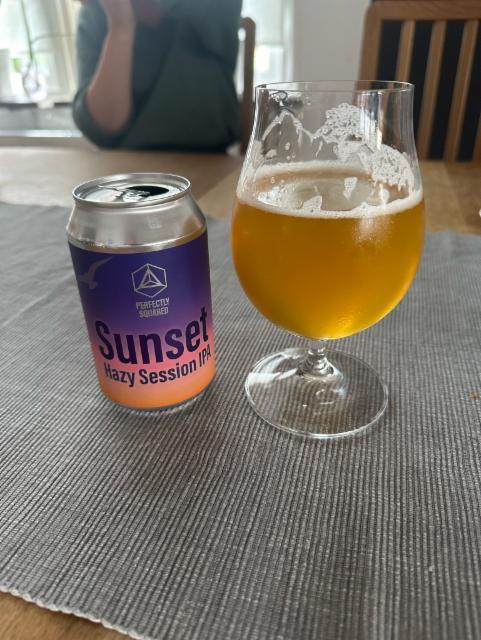 Sunset Hazy Session IPA, Perfectly Squared Brewing