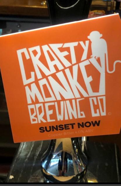 Sunset Now 4.0%, Crafty Monkey Brewing Co Limited, England