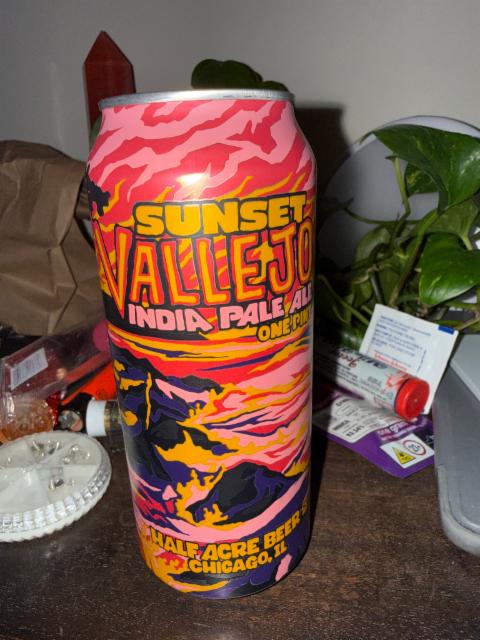 Sunset Vallejo ipa, Half Acre Beer Company