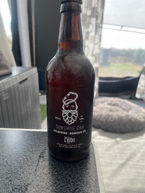 Sunshine Dan mountain IPA, Bragdy Cybi