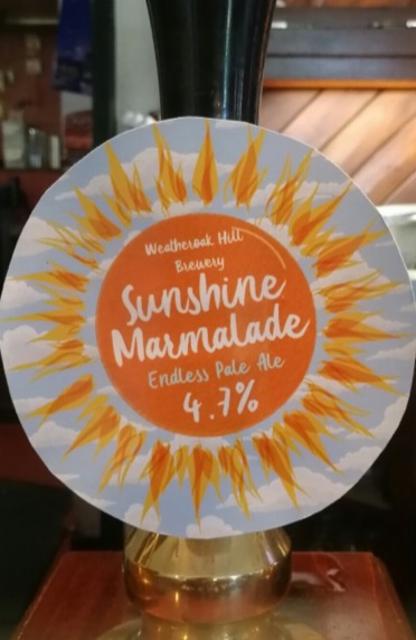 Sunshine Marmalade 4.7%, Weatheroak Hill Brewery, England