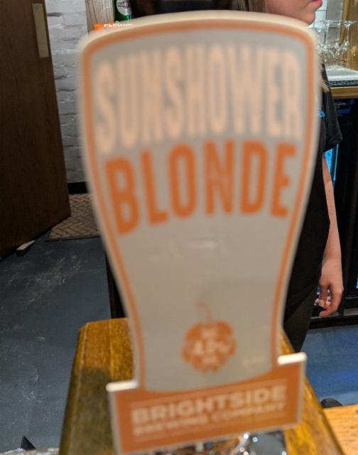 sunshower 4.0%, Brightside Brewing, England