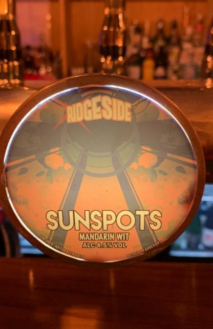 Sunspots 4.5%, Ridgeside Brewery, England