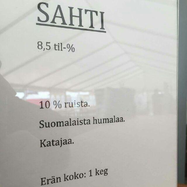 Suomenlinnan Panimon Sahti 8.5%, Suomenlinnan Panimo, Finland