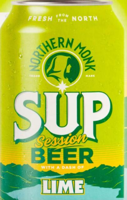 SUP session beer with a dash of lime 3.4%, Northern Monk Brew Co., England