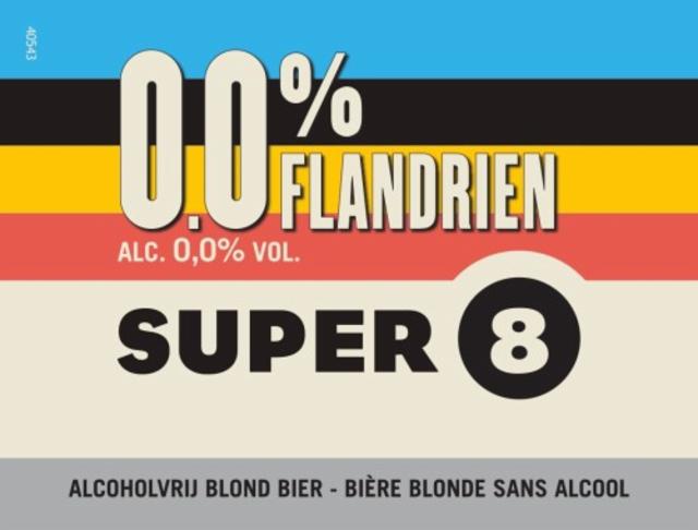 Super 8 0.0% Flandrien 0.0%, Brouwerij Haacht, Belgium