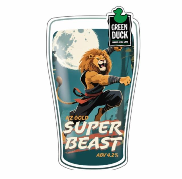 Super Beast 4.2%, Green Duck Beer Co., England