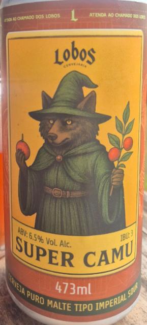 Super Camu 6.5%, Lobos Cervejaria, Brazil