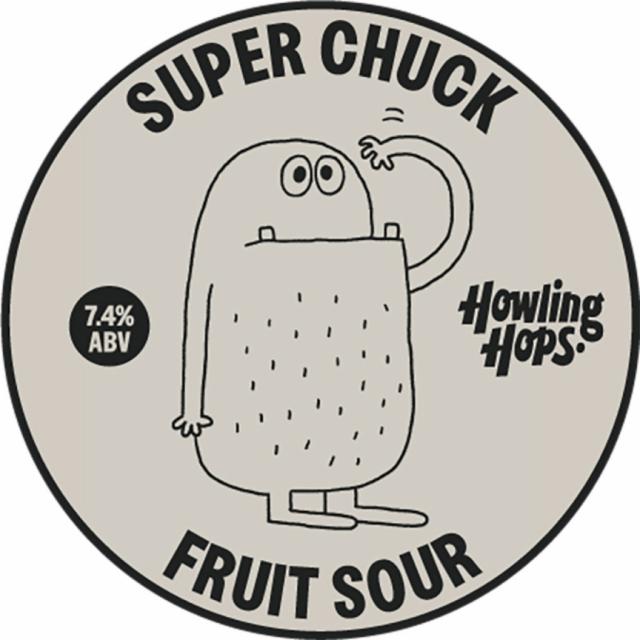 Super Chuck Howling Hope 7.4% Fruit Sour, Howling Hops