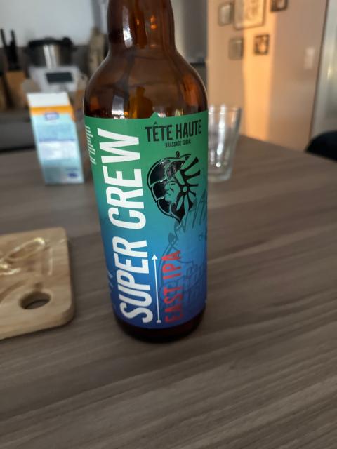 Super crew east ipa 5.8%, Brasserie Tête Haute, France