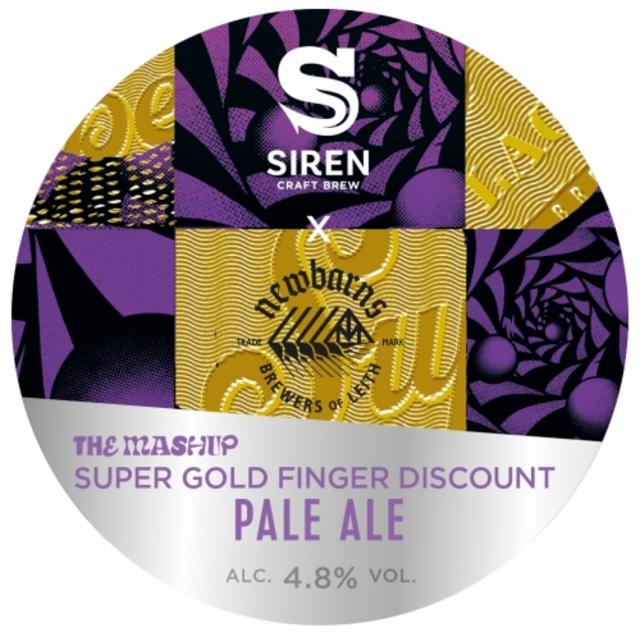 Super Gold Finger Discount 4.8%, Siren Craft Brew, England
