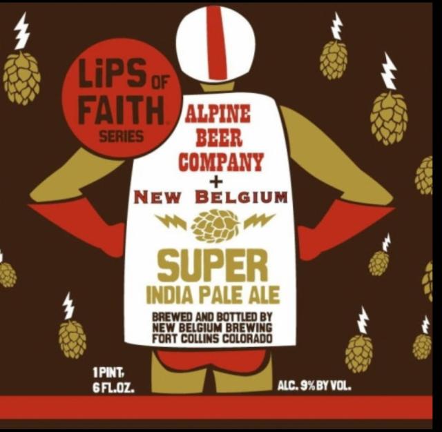 Super India Pale Ale (Lips of Faith) 9.0%, New Belgium Brewing Company, United States