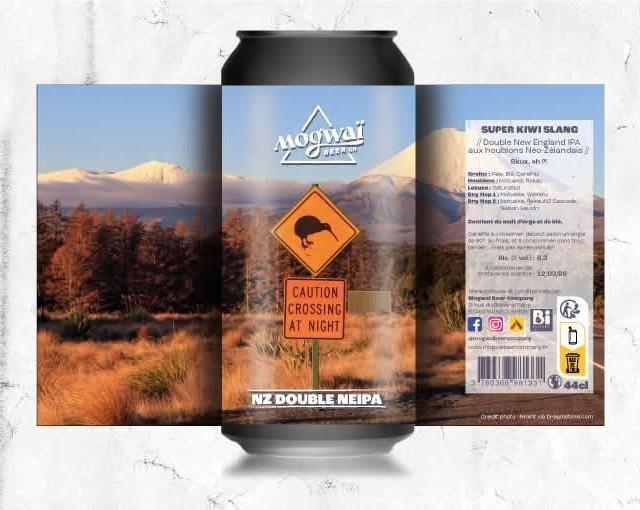 Super Kiwi Slang 8.3%, Mogwaï Beer Company, France