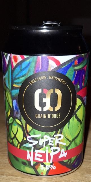 Super Neipa 5.8%, Brasserie Grain d'Orge, Belgium