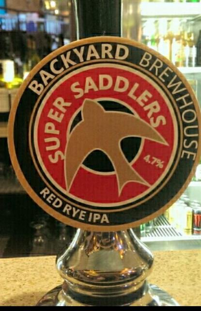 Super Saddlers 4.7%, Backyard Brewhouse, England