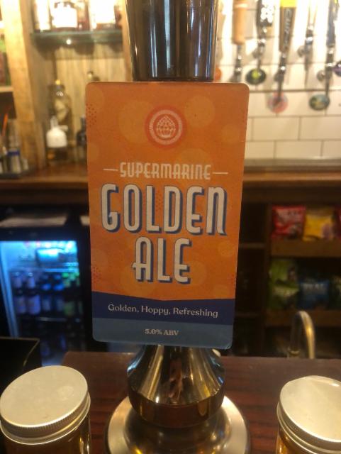 Supermarine Golden Alw 5.0%, Brewhouse & Kitchen, England
