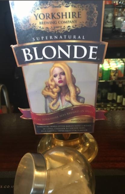 Supernatural Blonde 4.5%, Yorkshire Brewing Company, England