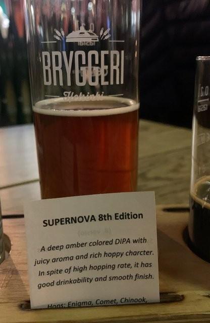 Supernova 8th Edition 7.8%, Helsinki Bryggeri Brewhouse (Royal Unibrew), Finland