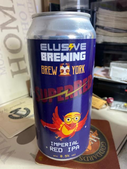 Superred 8.5%, Elusive Brewing, England