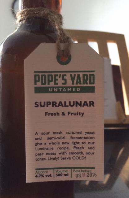 Supralunar 4.7%, Pope's Yard Brewery Ltd, England