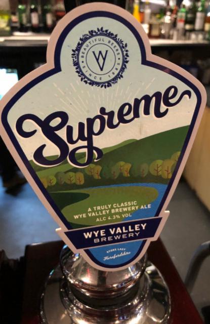 Supreme 4.3%, Wye Valley Brewery Limited, England