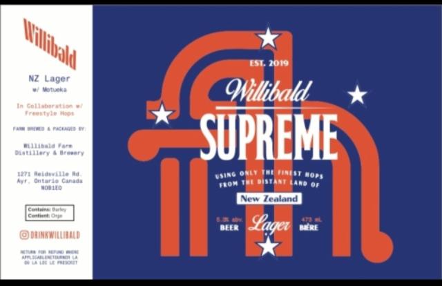 Supreme, Willibald Farm Brewery