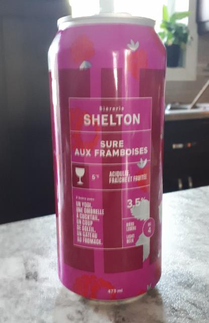 Shelton Sure aux framboises 3.5%, Bièrerie Shelton, Canada