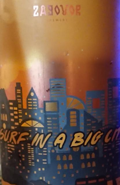 Surf in a Big City 5.0%, Zagovor Brewery, Russia