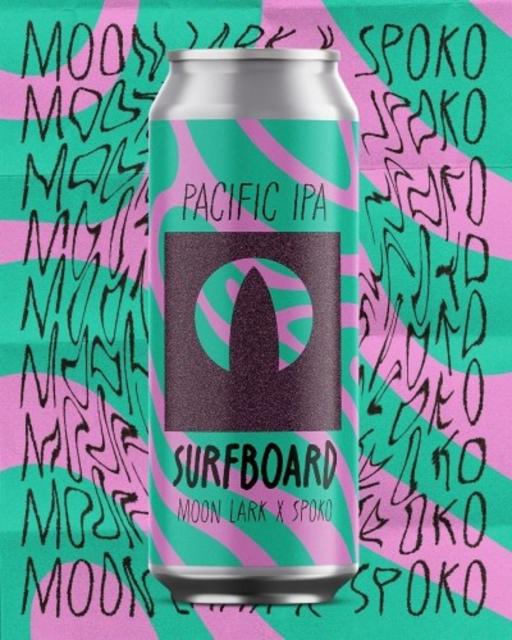Surfboard, Moon Lark Brewery