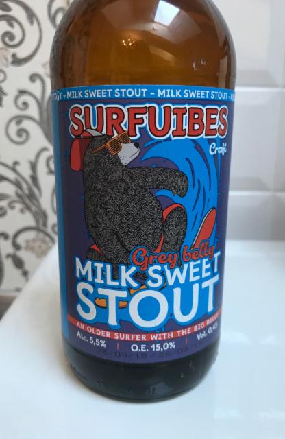 Surfuibes Craft Milk Sweet Stout 5.5%, Surfuibes Craft, Russia