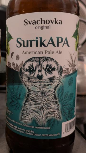 SurikAPA 4.5%, Svachovka / Pivovar Glokner, Germany