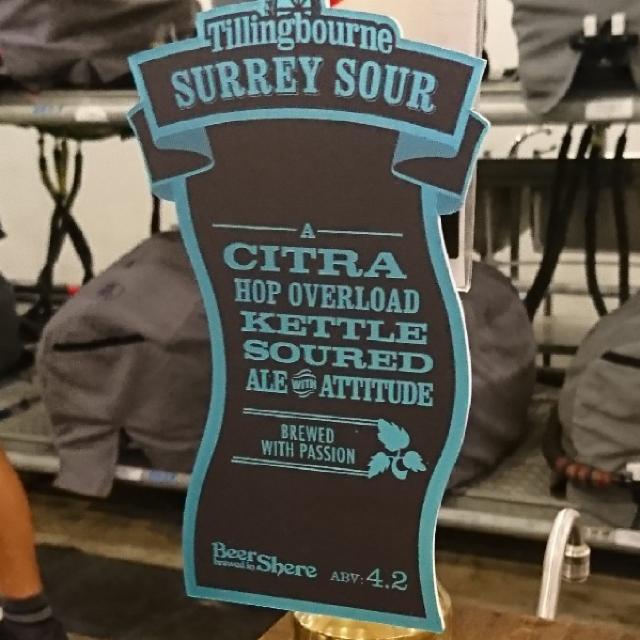 Surrey Sour 4.2%, Tillingbourne Brewery, England