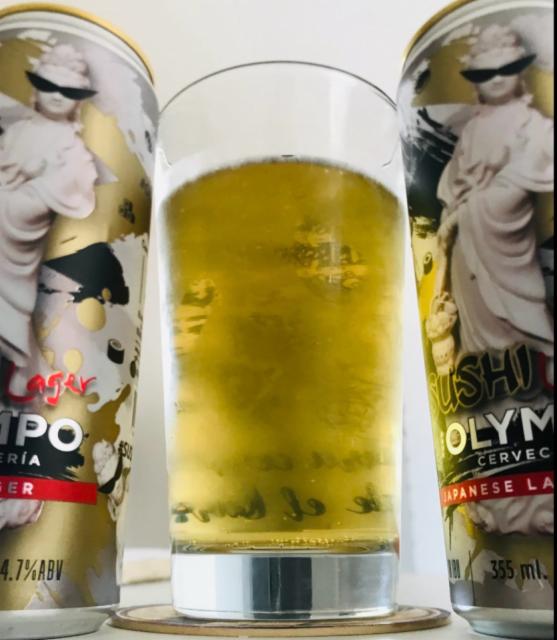 Sushi Lager 4.7%, Olympo Cerveceria, Mexico