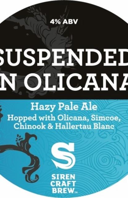 Suspended In Olicana 4.0%, Siren Craft Brew, England