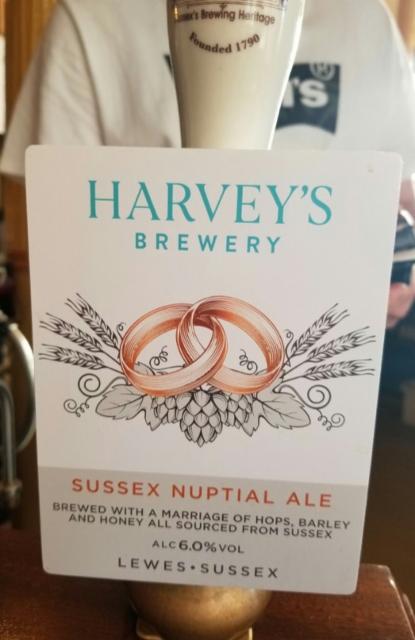 Sussex Nuptial Ale 6.0%, Harvey's Brewery, England