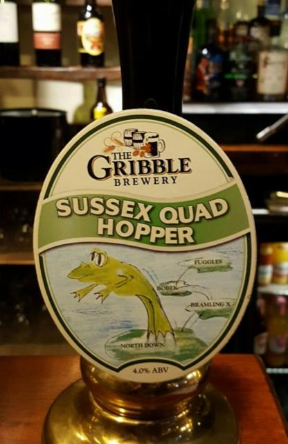 Sussex Quad Hopper 4.0%, Gribble Brewery, England