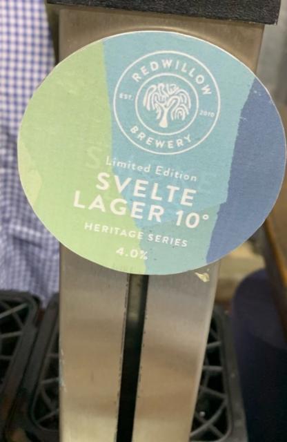 Svelte Lager 10 Degrees 4.0%, RedWillow Brewery, England