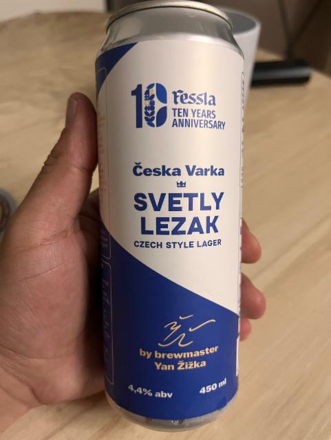 Svetly Lezak 4.4%, Fessla Brewery, Kazakhstan