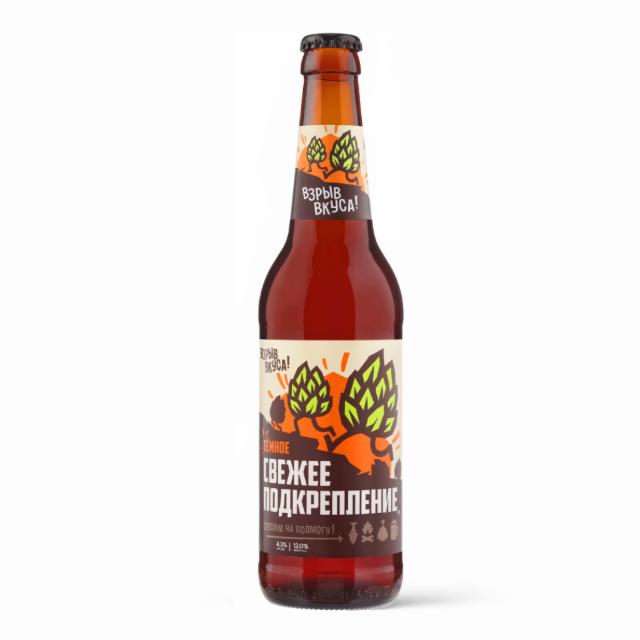Svezhee Podkreplenie Svetlyi / Свежее Подкрепление Светлый 4.5%, Pivovarnya Kozhevnikovo (KBREW) / Пивоварня Кожевниково, Russia