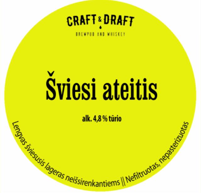Šviesi ateis 4.8%, Craft & Draft Brewpub and Whiskey, Lithuania