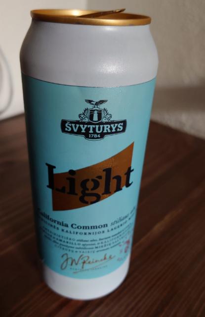Light California Common 3.4%, Švyturys (Carlsberg), Lithuania