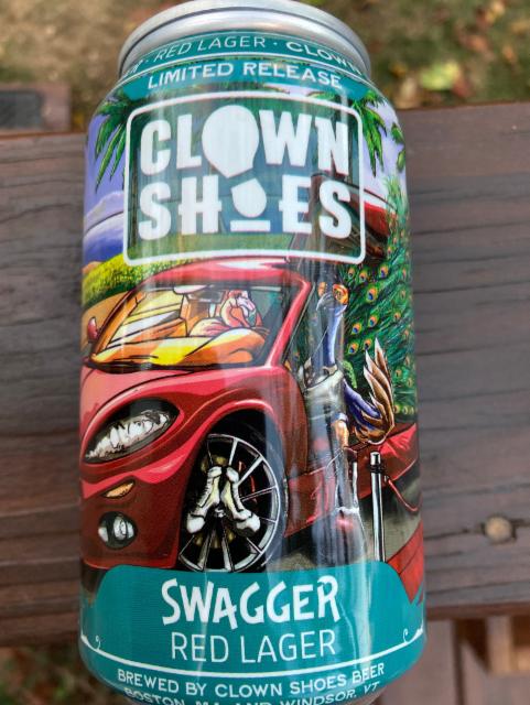 Swagger Red Lager 6.0%, Clown Shoes, United States