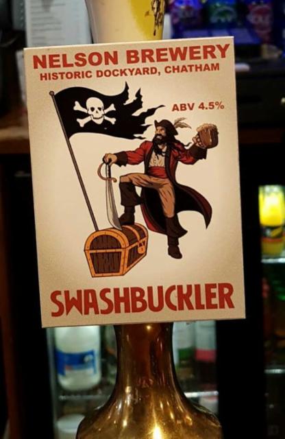 Swashbuckler 4.5%, Nelson Brewing, England